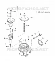 MOTORE, CARBURATORE, UPPER