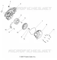 MOTORE, STATOR AND VOLANO