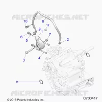 TRASMISSIONE, MAIN GEARCASE MOUNTING