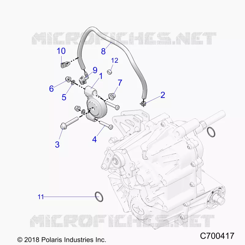TRASMISSIONE, MAIN GEARCASE MOUNTING