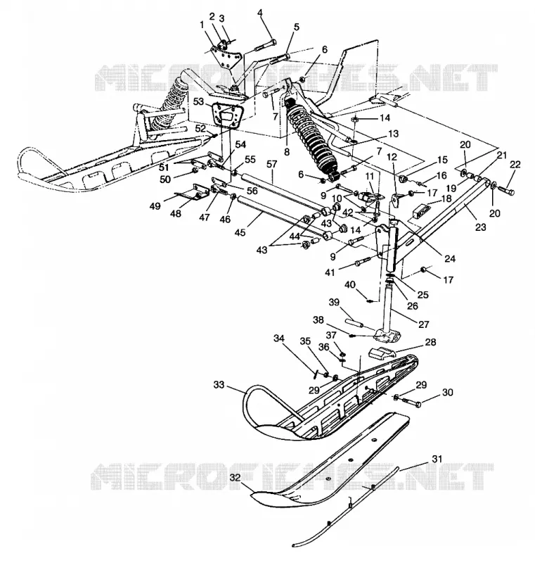 SOSPENSIONI ANTERIORI and SCIARE ULTRA RMK 0960978 (4931683168B001)