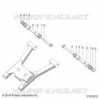 SOSPENSIONE POSTERIORE A-ARM MOUNTING AND BUSHINGS