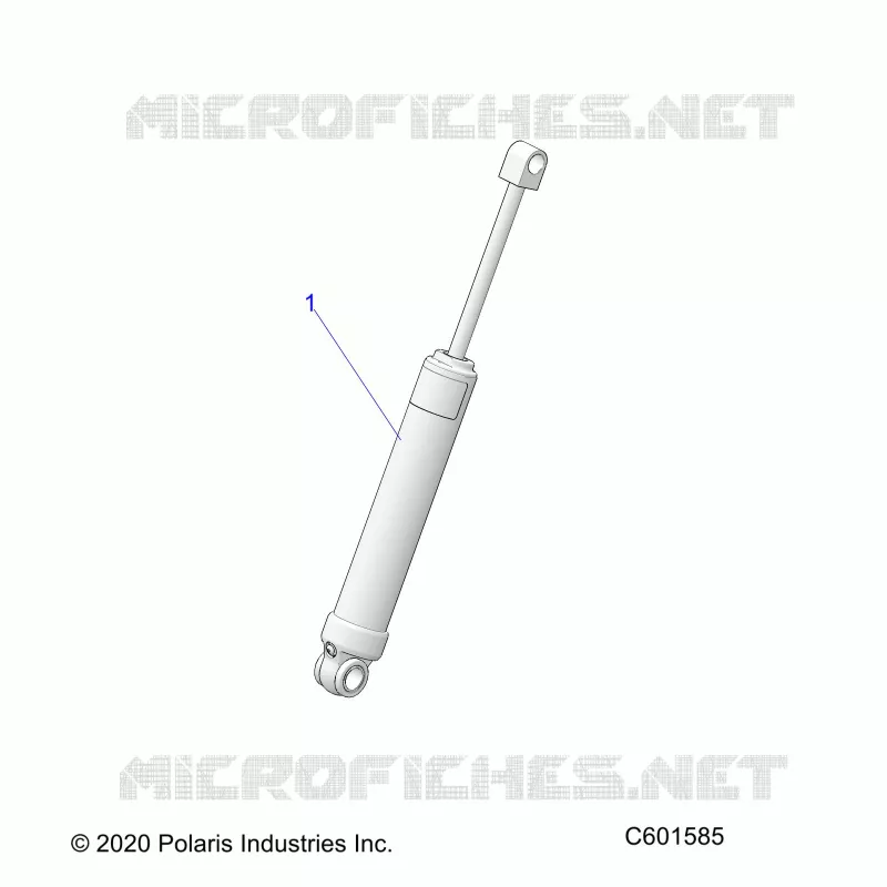 SUSPENSION, AMMORTIZZATORE POSTERIORE TRACK
