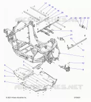 CHASSIS, MAIN FRAME AND SCIARED PLATES
