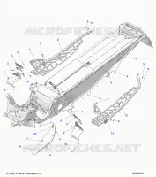 CHASSIS, PROTEZIONE FRIZIONE, FOOTRESTS, AND RUNNINGBOARDS