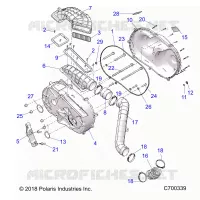 TRASMISSIONE, CLUTCH COVER AND DUCTING