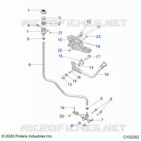 BRAKES, BRAKE PEDAL AND CILINDRO PRINCIPALE