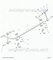 SUSPENSION, BARRA DI STABILIZZAZIONE, REAR