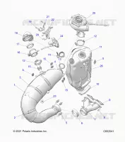 ENGINE, IMPIANTO DI SCARICO AND TURBO ASM.
