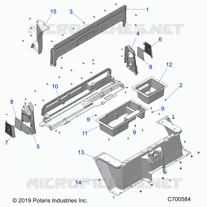 CARROZZERIA POSTERIORE CLOSEOFF, AND FENDERS