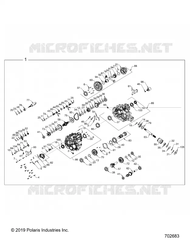 TRASMISSIONE, MAIN GEARCASE INTERNALS
