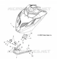 CAPPUCCIO MOUNTING AND FRONT PARAURTI 