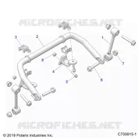 SUSPENSION, FRONT BARRA DI STABILIZZAZIONE- G21GXJ99AJ/AZ/BJ/BZ (C701011-2)