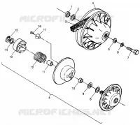 FRIZIONE DRIVEN XPLORER 400L W97CC38C (4939753975C003)