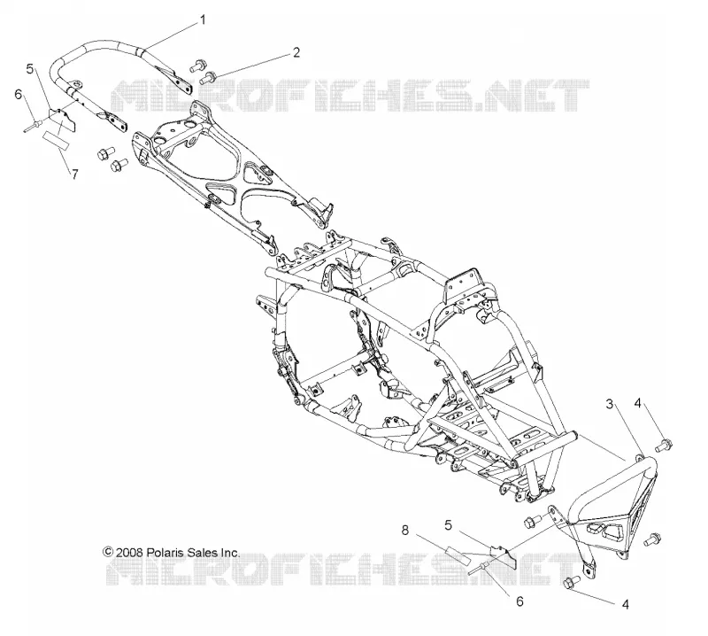 TELAIO, PARAURTI  AND GRAB BAR
