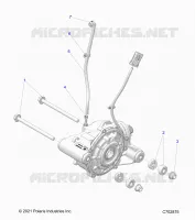 TRASMISSIONE, FRONT GEARCASE MOUNTING