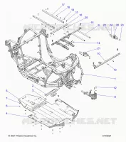 CHASSIS, MAIN FRAME AND SCIARED PLATES
