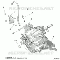 DRIVE TRAIN, PRINCIPALE SCATOLA INGRANAGGI MOOUNTING