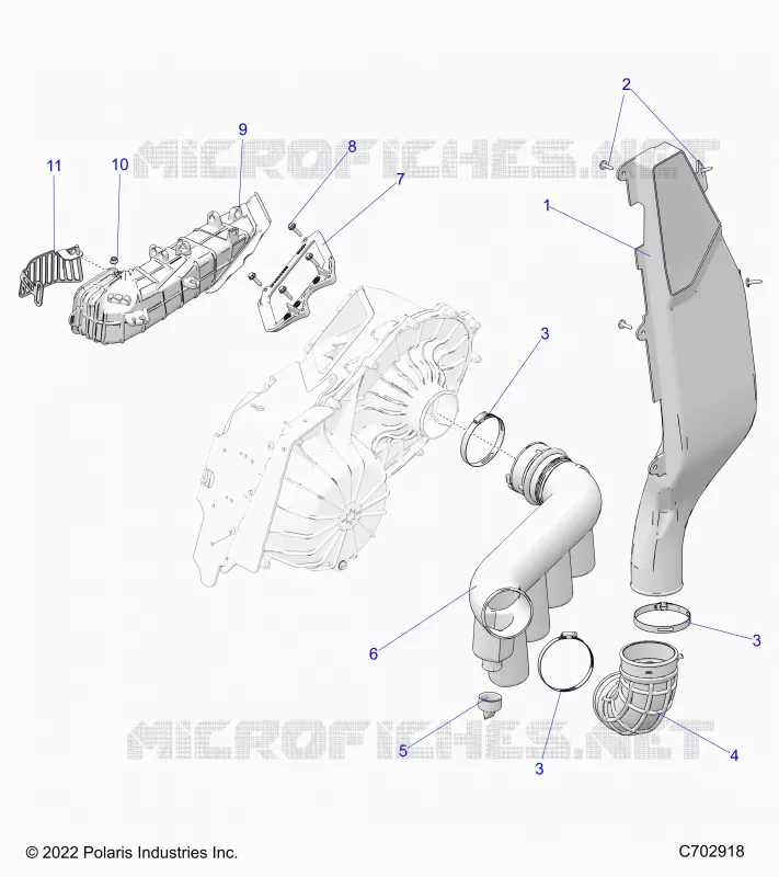 TRASMISSIONE, CLUTCH COVER DUCTING