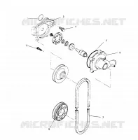 POMPA DELL'ACQUA XLT SP 0966676 and  EUROPEAN XLT SP E966676 (4931703170C012)