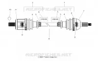 TRASMISSIONE, FRONT HALF SHAFT