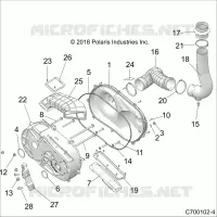 DRIVE TRAIN, COPERCHIO FRIZIONE AND DUCTING
