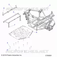 CHASSIS, TELAIO PRINCIPALE