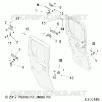 PORTE, REAR, FULL, MOUNTING