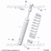 SUSPENSION, SHOCK ANTERIORE