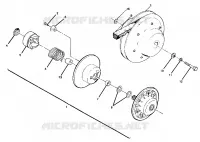 FRIZIONE DRIVEN ASSEMBLY Trail Boss / W928527 (4922892289024A)