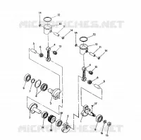 PISTONEEE   ALBERO MOTORE INDY LITE (4921332133028A)