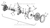 TRASMISSIONE FRIZIONE ASSEMBLY LITE 0943433,STARLITE 0943427 and  LITE DELUXE 094343 (4924992499023A)