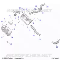 TRASMISSIONE, CLUTCH COVER AND DUCTING