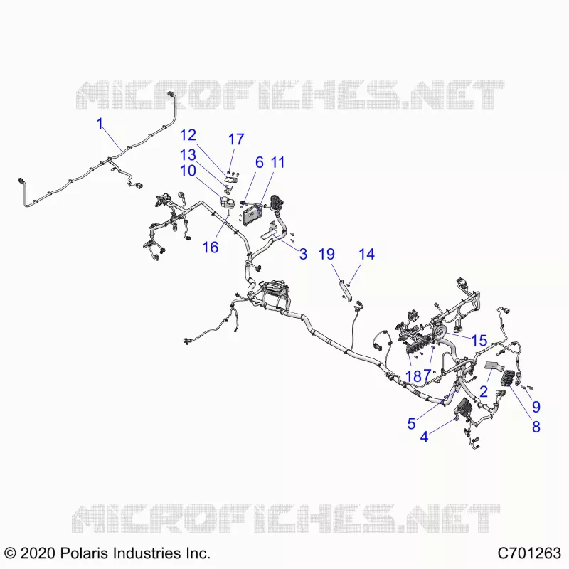 ELETTRICO, WIRE HARNESS COMPONENTS- R21RSH99AC/BC (C701263)