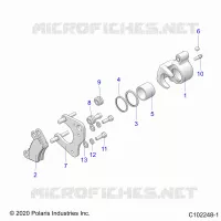 BRAKES, BRAKE PINZA FRENO ANTERIORE (FROM 8/16/2021)