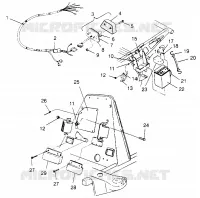 ELETTRICO/FANALE POSTERIORE ASSEMBLY XPLORER 300 W969130 (4935903590C008)