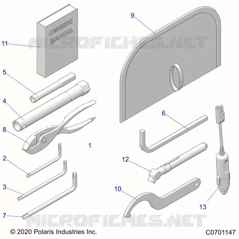REFERENCE, MANUALE DEL PROPRIETARIO AND TOOL KIT