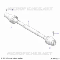 TRASMISSIONE, FRONT PROP SHAFT