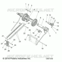 SUSPENSION, POSTERIORE COPPIA ARM
