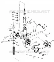 ANTERIORE MONTANTE  Scrambler 500 W97BC50A (4943074307B005)