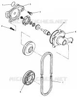 POMPA DELL'ACQUA XLT TOURING  0963357 and EUROPEAN XLT TOURING  E963357 (4931923192C009)