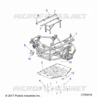 CHASSIS, MAIN FRAME AND SCIARED PLATES