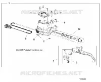 FRENO ANTERIORE BRAKE LEVER AND MASTER CYLINDER