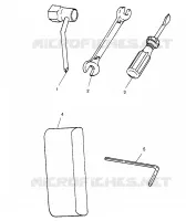 MONTAGGIO KIT DI STRUMENTI  SLX 780 B954287 (4933953395B012)