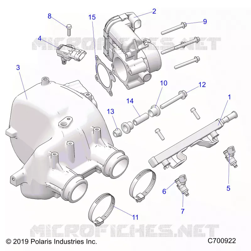 ENGINE, PRESA D'ARIA MANIFOLD