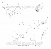 SEGNALE DI SVOLTAS, HORN and MIRRORS