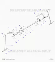 SUSPENSION, REAR BARRA DI STABILIZZAZIONE