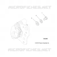 FRENO ANTERIORE CALIPER MOUNTING