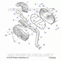 TRASMISSIONE, CLUTCH COVER AND DUCTING