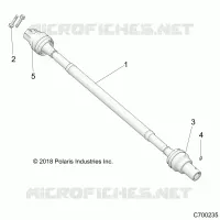TRASMISSIONE, REAR PROP SHAFT